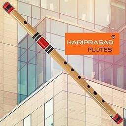HARIPRASAD flute musical instrument original for Beginner C scale/natural right handed bamboo bansuri 19 Inch approx. (Red)-picture-16