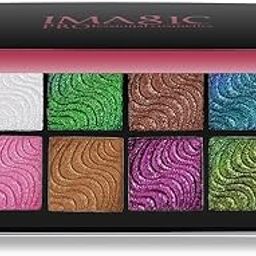 COSLUXE IMAGIC IMAGIC Duo Chrome Shimmery Eye Shadow Palette, 8 Color Chameleon Eyeshadow Palette, 7.2G-picture-50