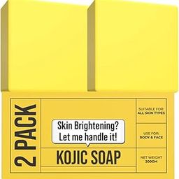 Kojic Acid 2% Soap with Niacinamide | For Pigmentation, Sun damage, Brightening Underarm & Reduces Dark Spot | Soap for Men & Women | Suitable for All Skin Types |(Pack of 2) (100 g x 2)-image-45