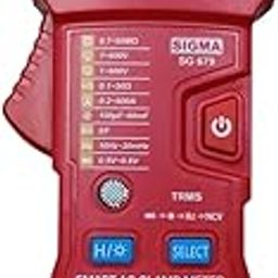 Sigma Instruments Digital Smart Ac Clamp Meter "Sigma Mtq 679 Trms", Red-image-3