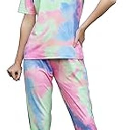 Co Ord Set for Women | Co Ord Set for Women Stylish |Printed Lycra Co Ord Set for Women | Travel Co Ord Set for Women | Half Sleeve-image-23