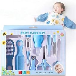 Baby Care Kit, 6-Piece Newborn Grooming Set with Nail Clippers, Scissors, Comb, Brush and Nasal Aspirator, BPA-Free-28