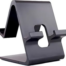 Gladiadora® Mobile Stand for Table, Dual Sided Mobile Holder/Stand Desktop Universal Hard Plastic Mobile Holder (Black) (1)-24