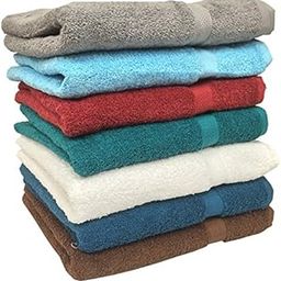 Ruthy's Textile 7-pack 27" X 54" 100% Cotton Bath Towels-image-66