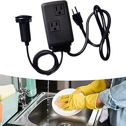ATORSE Garbage Disposal Air Switch Kit Convenient on Off Air Button-image-7