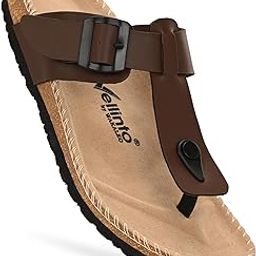 CARBATINA T-Strap Thong Sandal ll Men’s Leather Toe-Post Sandals with Buckle, Arch Support, Slip-On Comfort-picture-32