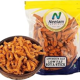 Neelam Foodland Low Sodium Salt and Low Fat SOYA Stick 400g-image-43
