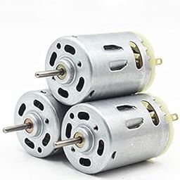 RASHRI (Pack of 3) Mini Hair Dryer Motor DC 12V-24V 8000RPM Small RS-385 Electric Motor Strong Magnetic Carbon Brush Long Axis DIY Hobby Toy Model-picture-11