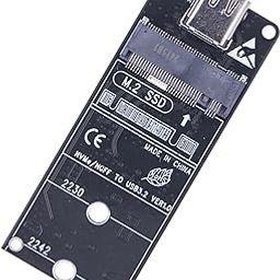Fuhiueos NVMe 20Gbps Solid State Drive to USB C Adapter with USB 3.2 Gen2x2 Speed Solid State Drive Enclosure Adapter for Solid State Drive 2230/2242-picture-10