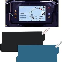 NIKAVI SMSG12 Speedo Meter Screen Protector Scratch Guard Compatible for - KTM Duke 390, Adventure 390 + NKVKC-2