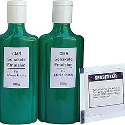 CMR Sonakote Screen Coating Emulsion 100g Bottle (2 Piece) with Sensitizer Pouch-27