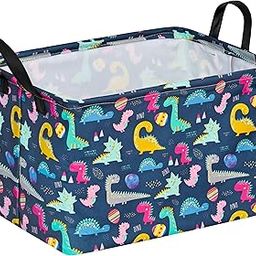 HUAYEE Rectangle Easter Basket Storage Bin Eggs Gift Basket Laundry Hamper Storage Basket Fabric Material Organization Basket Toy Box Nursery Hamper for Clothes Toys With Handles-image-79