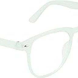 Wayfarer Sunglasses, UV Protection, Frame Acetate, Clear Polycarbonate Lenses, Unisex, Size M-image-6