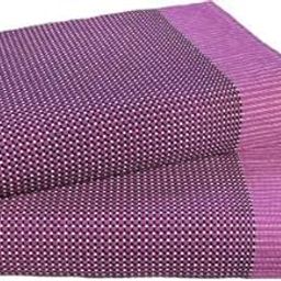 THARUNSHA ELITE Premuim Quality Blanket Single Size Cotton Blanket/Solapur Chaddar/Cotton Bedsheet/Violet (60x90 inches) Set of 2-image-20