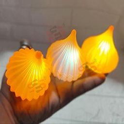 S2S LED Modak Colour Changing Multi-Colored Ganpati Modak Shaped LED Light for Ganesh Chaturthi, Diwali & Festival Lighting for Home,Office Decor, Ganpati Decoration Pack of 2-14