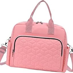MERISHOPP Diaper Bag Tote Stylish Baby Diaper Bag for Snacks Travel Outdoor Activities Pink-image-19