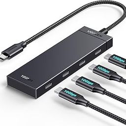 UGREEN USB C Hub, 10Gbps 4 in 1 Type C Splitter with 4 USB C 3.2 Gen 2 Ports for PC, Laptops, MacBook Air, iPad, iPhone 16/15 Pro Max, Surface, and More (0.3M)-6
