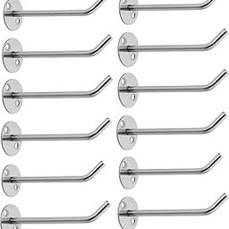 Stainless Steel Display Hook Hanger for Showroom/Mobile Shop/Wall Mount/Clothes (6 Inch) Pack of 12,-image-21