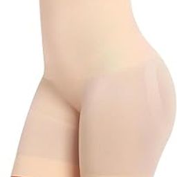 R A Digital MALL Women's High Waist Shapewear with Anti Rolling Strip Tummy Control Tucker Waist Slimming Panties Women Shapewear Underwear Women Waist Shapewea Beige-image-48