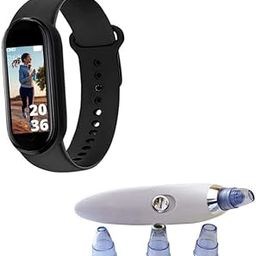 Drumstone Combo C1195 - M7 Smart Watch Activity Tracker Band with Step Counter Features for Your Active Lifestyle with Discover The Power Blackhead Remover Vacuum Facial Kit for a Clearer Complexion-picture-32