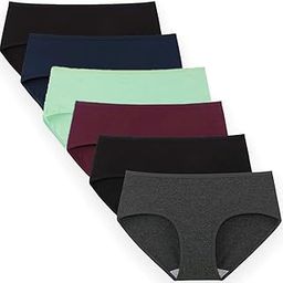 Cotton Underwear for Girls, Soft Brief for Women Hipster Panties for Women, Ladies Underpants, Regular and Plus Size, Pack 6-picture-32