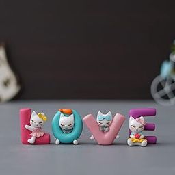 eCraftIndia Resin Love Animated Characters Decorative Showpiece for Valentines Day Anniversary| Valentine Gift for Girlfriend Boyfriend Husband Wife| Valentine Day Gifts| Valentine Decoration Items-24
