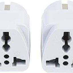 Ocko Europe to Universal Travel Adapter Schuko Plug | Type E/F European Plug Adapter Universal Socket for Europe, Germany, Spain, Netherland, France (Pack of 2, White)-32