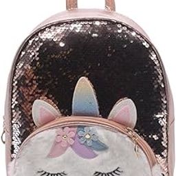 Unicorn Sequin Bag For Girls – Sequins Small Backpack For Picnic Outdoor Travel, Bags For Girls, Stylish And Fancy Bag, Travel Bag For Girls-41