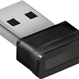 DeWire USB Fingerprint Reader for Windows Hello - Ultra-Fast 0.2 Second Recognition, Self-Learning Technology, Supports Windows 10/11 Login and Edge/Chrome Browser Passwords (Compact Design)-0