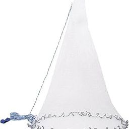 HEAVENGLOW 8/10/12ft Fishing Hand Cast Net Bait Easy Throw Strong Nylon Mesh 8ft-image-33