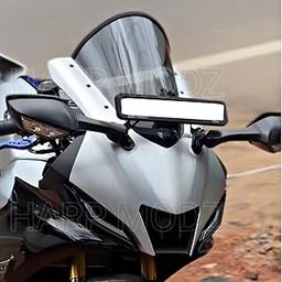 HARP MODZ® R15 V4 M Indonesian Type Bubble Visor Windshield Wind Deflector (Smoked Black)-72