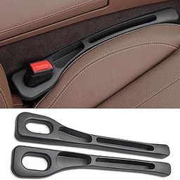 COZIESS 2Pcs Car Seat Gap Filler EVA Car Organizer Gap Filler Between Seat and Console Compatible with Buckle Base Universal Car Seat Gap Filler Organizer Phone Holder (Black Color)-image-8