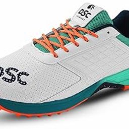 DSC Jaffa 22 Cricket Shoes for Mens UK-7 Sea Green/Fluro Orange-picture-20