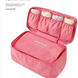 Portable Travel Undergarments and Innerwear Storage Organiser Travel Bag | Toiletry Bag Organiser (Multi-Color)-image-90