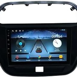 Modorwy 9 Inches Advanced Android System for Mahindra TUV 300 with 2GB/32GB RAM & ROM, Gorilla Glass/Full HD Display/WiFi/GPS/Steering Wheel Connectivity and HD Parking Camera Frame with Socket-23
