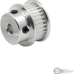 3DINNOVATIONS GT2 Timing Belt Pulley 30 Teeth Bore 5mm, Aluminum Synchronous Wheel for 3D Printer 6mm Width Timing Belt (Pack of 1pc)-15