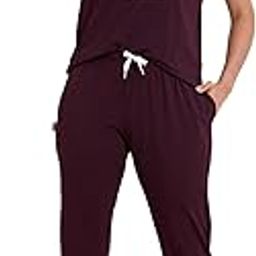 Women Cotton Solid Top & Wide Bottom Nightsuit Set-image-78