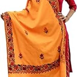 Kashmiri Border Embroidery Shawl,Stole for Women,Ladies,Girls-image-42