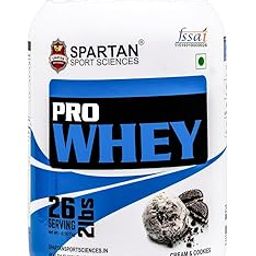 Spartan Sport Science Pro Whey Protein 2lbs variations (2Lbs, Cookies & Cream)-image-3