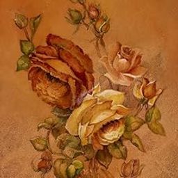 Rose flowers water color painting art print - 24x17 inches unframed on fine art archival paper-image-62