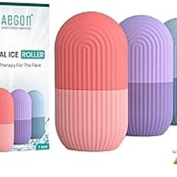 Aegon Ice Roller for Face | Ice Roller for Face Massager | For Men & Women | Ice Cube Roller for Glowing Skin & Puffy Eyes | Reusable & Unbreakable (Assorted) 1 Unit-18