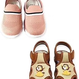coolz Kids Chu-Chu Sound Musical Sandals and Shoes Combo (2 Pairs) for Baby Boys and Girls-picture-4