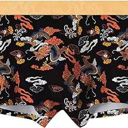 Mens Dragon Printed Brief 2XL Mens Underwear for Day and Night Black | Clothing Shoes & Accessories | Mens Clothing | Underwear' | 1 Mens Underwear-image-1