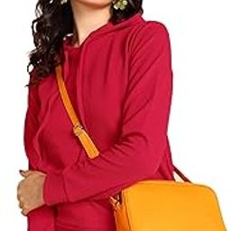 Casual Solid Hooded Pocket Sweatshirt for Women || Women Sweatshirts Casual Wear ||Latest Stylish Western Winter Wear Sweatshirts for Women-image-22