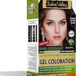 INDUS VALLEY Damage Free Natural Gel Hair Colour for Women | Ammonia & PPD Free Organic Hair Colour with 100% Grey Coverage, Long Lasting Conditioning Hair Color | Copper Mahogany 5.40-220 ml-image-66