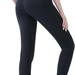 Black Skinny & Slim Fit Gym Wear Yoga Pants Ankle Length Leggings Workout Active wear | Stretchable Workout Tights | High Waist Sports Fitness for Girls & Women- Nylon Fiber & Spandix (M)-image-52