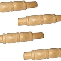 UTE Wooden Cricket Wicket Bails for Stumps (Pack of 4)-image-84