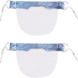 bnf® 2 Pieces Summer Washable Face Light-Weight Shield Face Mask Sky Blue|Sporting Goods | Fishing | Clothing, Shoes & Accessories | Hats & Headwear-image-34