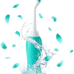 450ml Portable Retractable Travel Bidet with Bag/2 Nozzles for Toilet Handheld Postpartum Perineal Cleansing Childbirth Cleaner - for Outdoor,Camping,Personal Hygiene (Green)-image-51