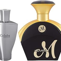 Ajmal Colaba Mukhallat Concentrated Perfume Oil Floral Oriental Alcohol-free Attar 14ml for Unisex and Maryaj M for Her Eau De Perfume Fruity Floral Perfume 90ml for Women-picture-5